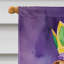 Double Sided 40'' H x 28'' W Polyester Mardi Gras House Flag