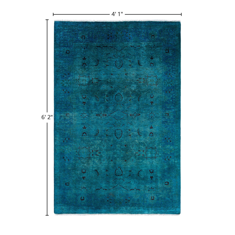 Issabelle One-of-a-Kind 4' 1" X 6' 2" Hand Knotted Area Rug