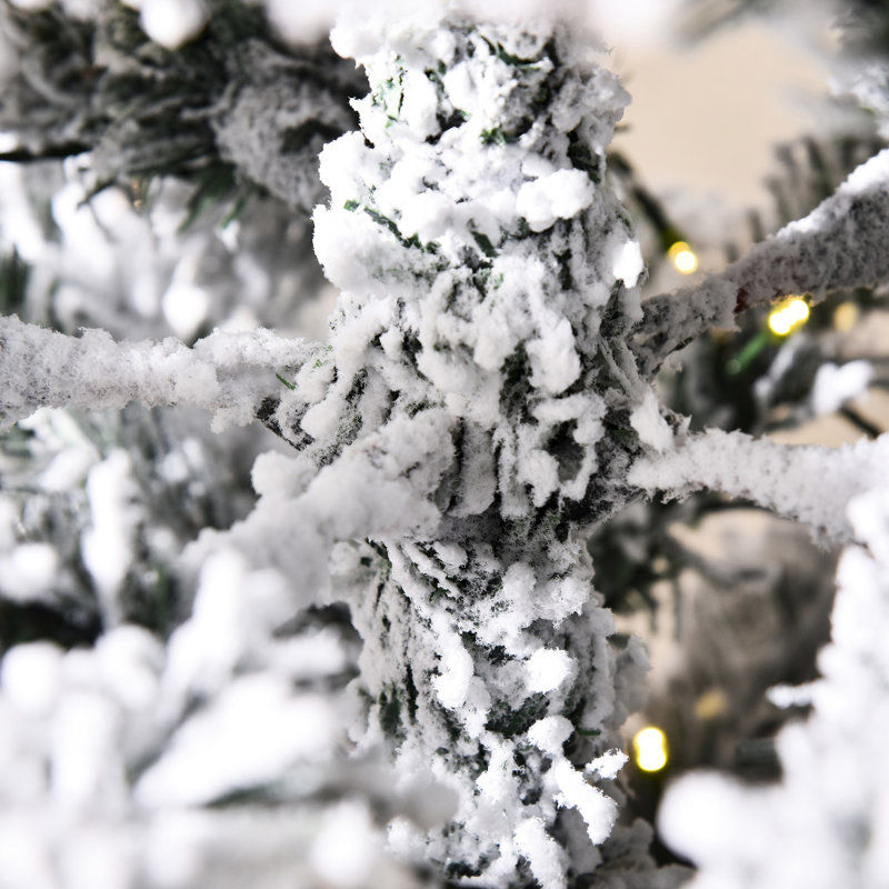 Arbre de Noël artificiel avec apparence, 250 lumières et lumières robustes de 6 pi, base d'apparence stable