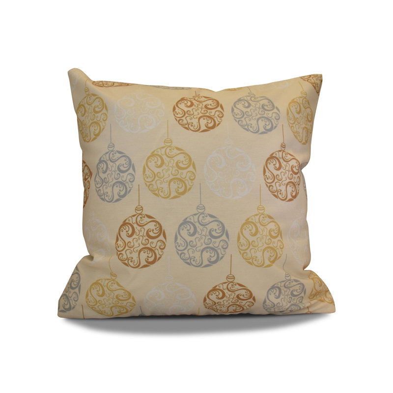 Housse et insert de coussin extérieur d'extérieur, H 18 po x l 18 po, Brun