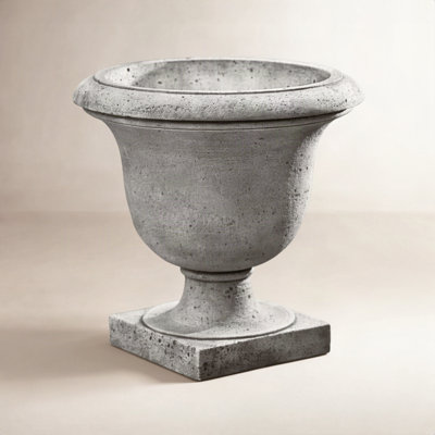 Pot de fleurs urne en pierre Litchfield