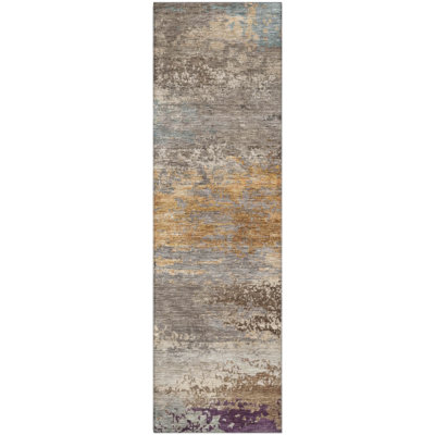 Premium Machine Washable Mayfield AMF2071 Abstract Rug