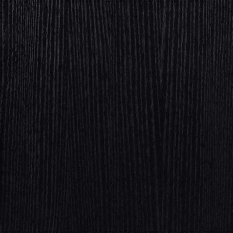 Commode 6 tiroirs avec grands tiroirs, Noir