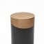 Table de bout ronde en bois naturel et métal Lameen