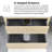 30" Wall Mounted Bathroom Vanity With Composite Stone Top-1166349892