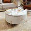 Table basse moderne avec 2 grands tiroirs de rangement Modern