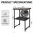 Hicran Rectangular Outdoor Bar Table-1079659688