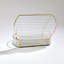 Reeded Glass Oval Box-64400053