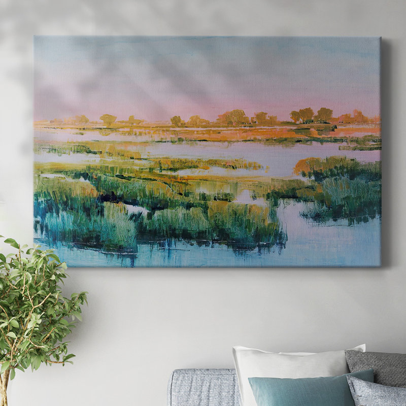 Marshland View I-Gallery Wrapped Canvas, 8" H x 12" W