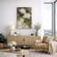 Art floral botanique blanc doux, photos de salon, impression sur toile encadrée-847232569-847232550