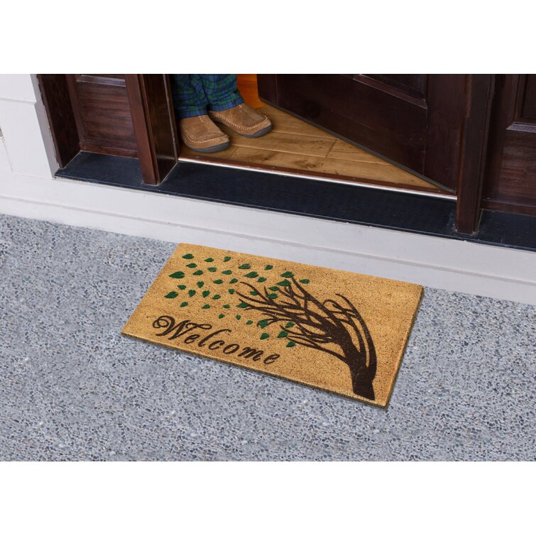 Tree of Life Double Door Mat Non Slip Patio Doormat Welcome Front