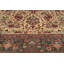 Tapis oriental en laine ivoire / vert 9 pi 1 po x 12 pi Aaru