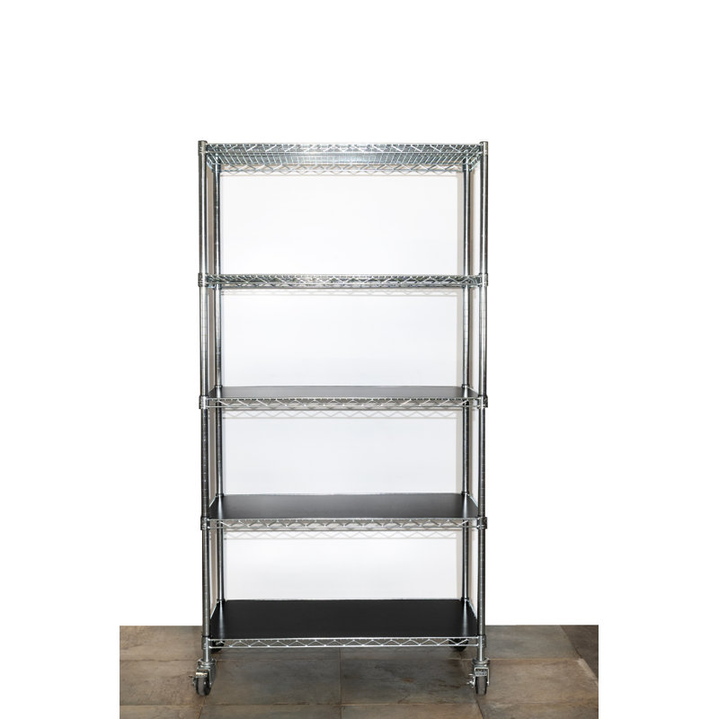 Doublure de tablette en PVC, Noir, H 0,125 po x l 23 po x P 13,25 po