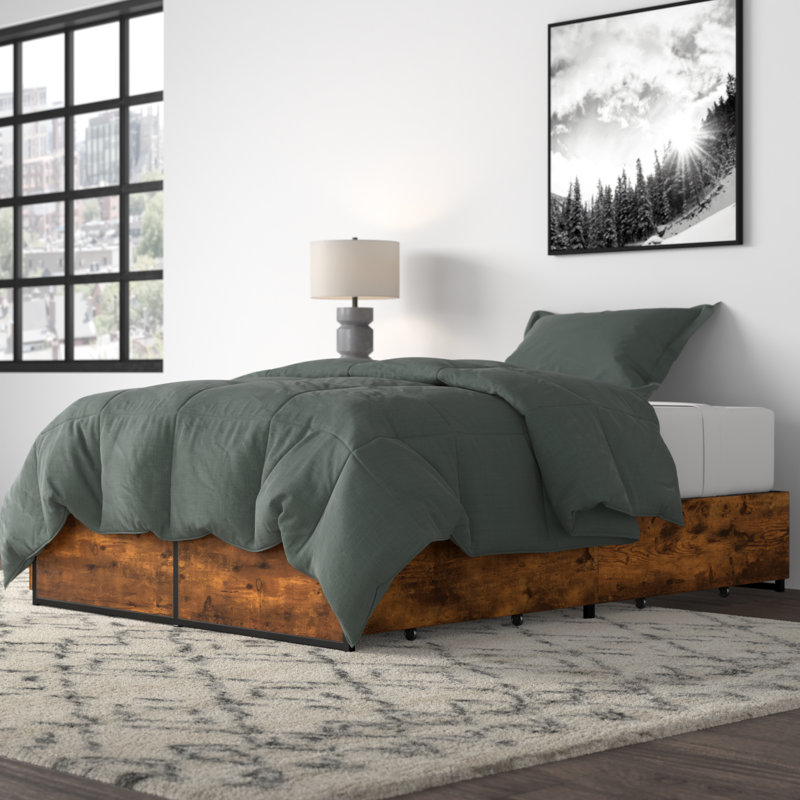 Reiff Steel Platform Bed, Full