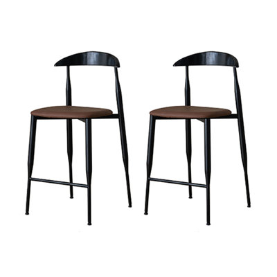 Modern And Simple Solid Wood Ash Wood Metal High Bar Stools
