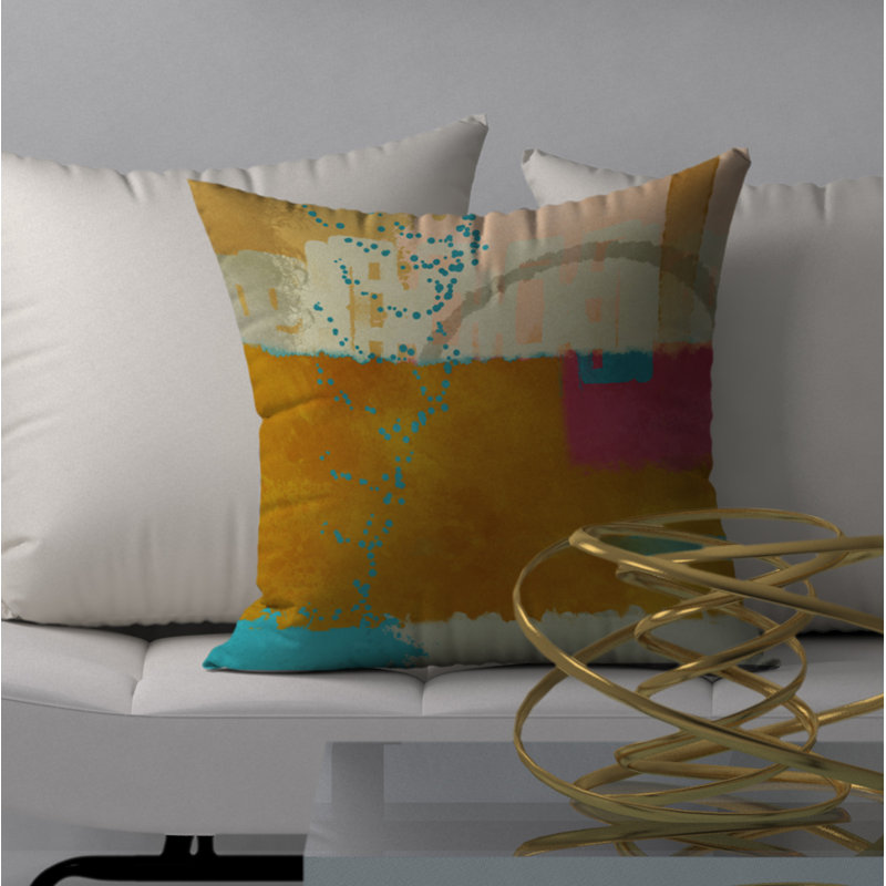 Reversible Throw Pillow, 18" x 18"