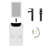 Arza 24'' Single Bathroom Vanity with Solid Surface Top-1447608949