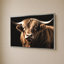 «Highland Bull» par Susan Arnot - impression sur toile-130886849-130886845