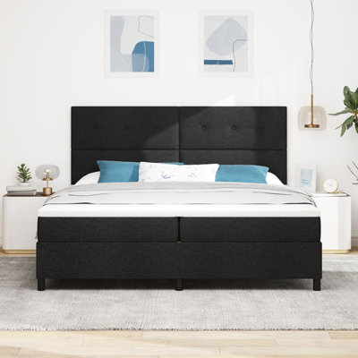 Cadre de lit avec matelas en tissu