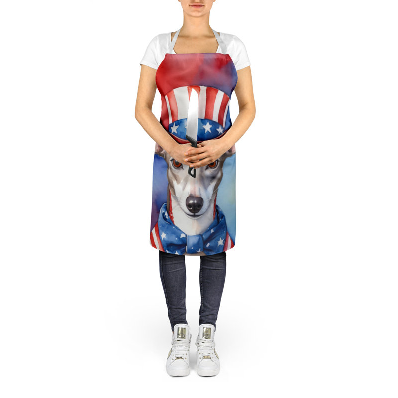 Patriotic American Apron, Whippet