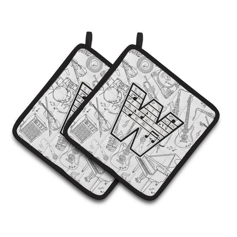 Note de musique Potholder, W