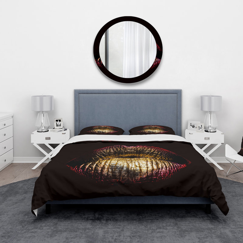 Ensemble de housse de couette Modern, Housse de couette pour très grand lit et 2 très