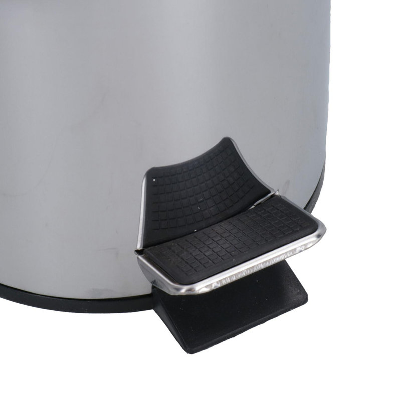 Minnielee Stainless Steel 5 Liter Step on Rubbish Bin Indoor Outdoor Waste Bin With Pedal