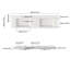 Lavabo vasque mural 71 "SMC