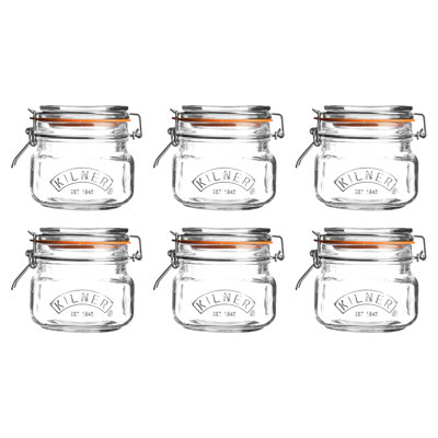 Glass Canning Jar - Set of 6