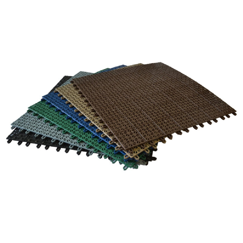 Revêtement de sol pour serre, H 97 po x l 97 po x P 0,5 po, Vert