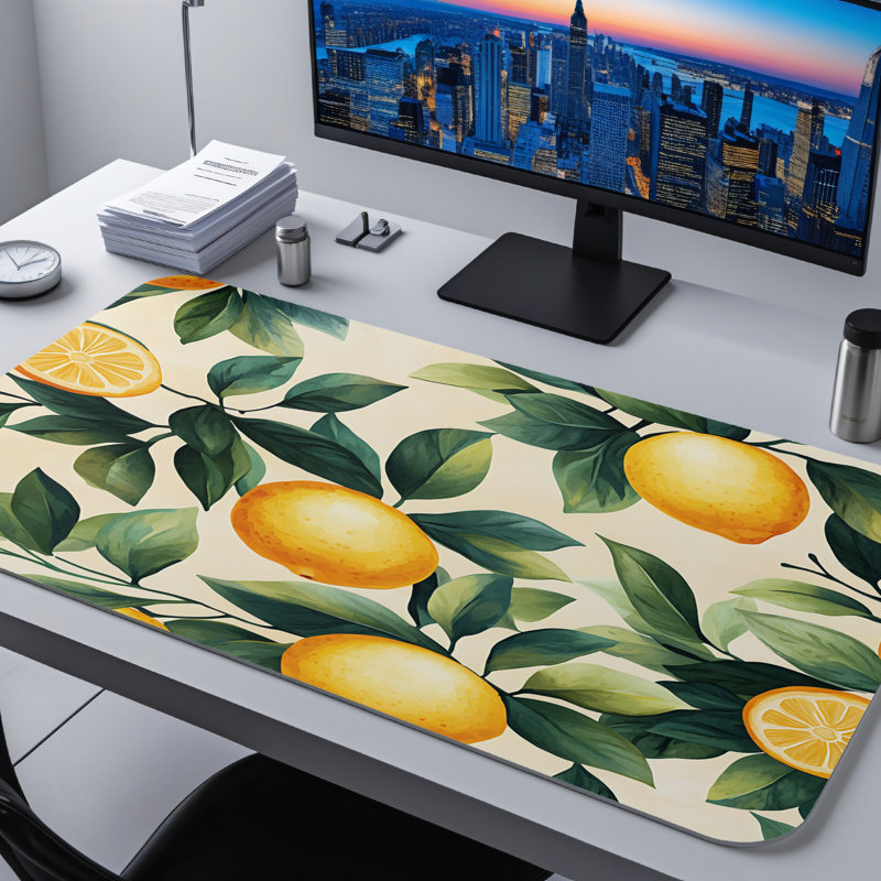 Polyester Desk Pad, 14.4x12.1