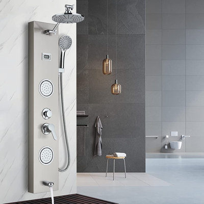 43.7'' Shower Panel with Adjustable Shower Head