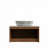 Linea 30" Modern Floating Bathroom Vanity with Twill Textured Wood Veneer Doors, Carrara White Sintered Stone Top & Ceramic Vessel Sink Options-1162221469-1162980449