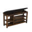 Un long banc à langer réglable en hauteur en bois d'hévéa naturel est livré avec un siège confortable, un espace de rangement dissimulé et de grands compartiments de rangement. Comprend du grain de bois.-45005692