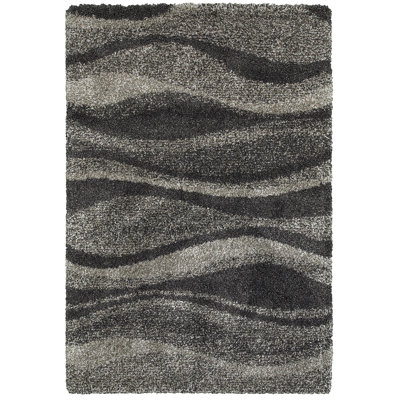 Tapis gris anthracite / gris Angiens