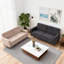 205.7cm Upholstered Convertible Sofa-333133374