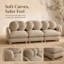 Canapé modulaire en chenille Veloria Comfy-1369701362