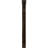1 1/2"W x 12"D x 15"H Fleur De Lis Wrought Iron Bracket, (Single center brace), Antiqued Brass-30778692-30778697