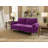 Anacapa 58" Velvet Round Arm Sofa Loveseat-928580833