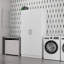 Ensemble de 2 grandes armoires de rangement 2 portes avec tablettes fixes Vienna