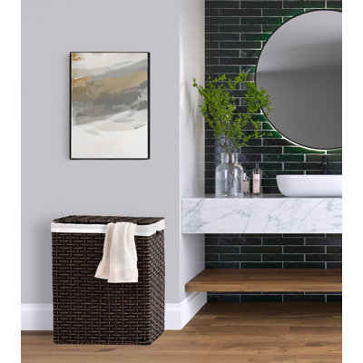 Handwoven Rectangle Laundry Hamper