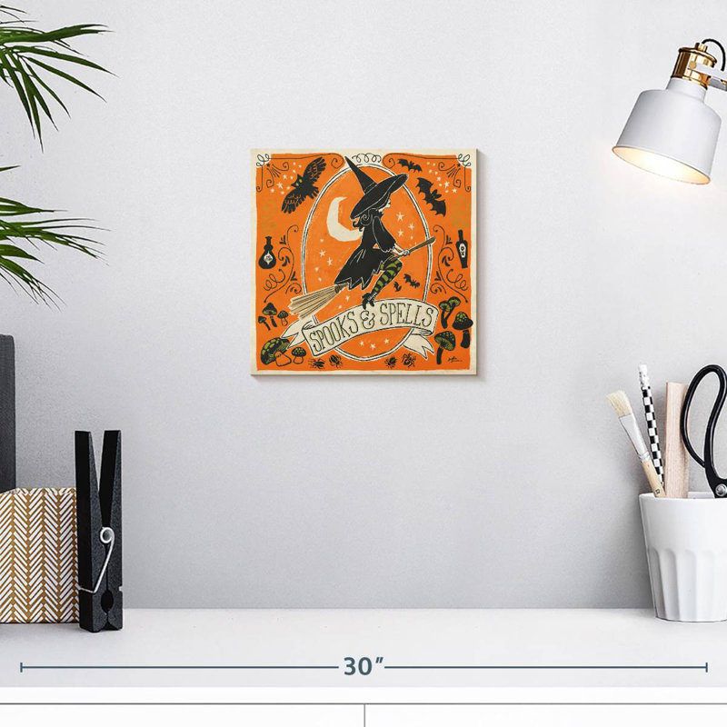 Lelend Stay Creepy I Orange, H 10 po x l 10 po