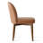 Faux Leather Dining Chairs with Walnut Finish Legs