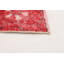 Tapis rouge en laine noué à la main de conception unique 2000S 6 pi 9 po x 10 pi 10 po Ojiugo