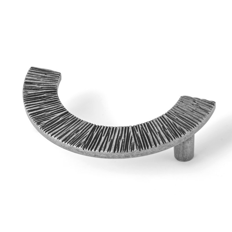 Paire de poignées fantaisie irrégulière, Argent antique