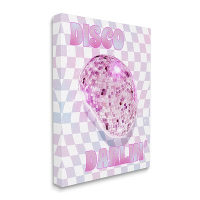 «Chequered Disco Darlin», art mural sur toile par Ziwei Li