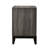 Wooden Nightstand In Weathered Gray With 2 Drawers & Charming Look Bedroom Attractive