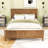 Wood Platform Bed with Slats-1154486799-1154486798