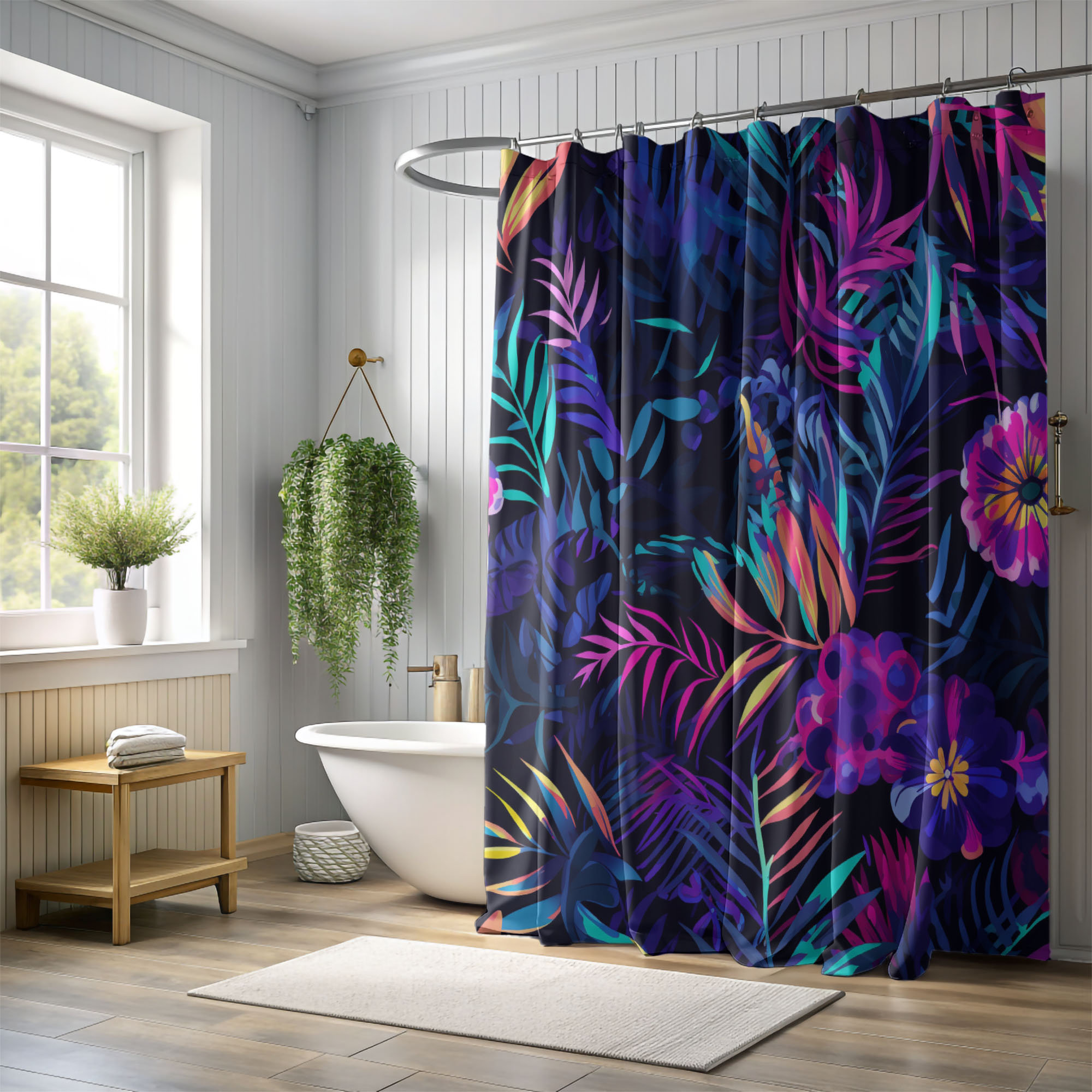 Twilight Tropics Shower Curtain NCU0DQQ0245