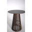 Weiss - Table de bar ronde Mid-Century moderne en wengé-2082292369